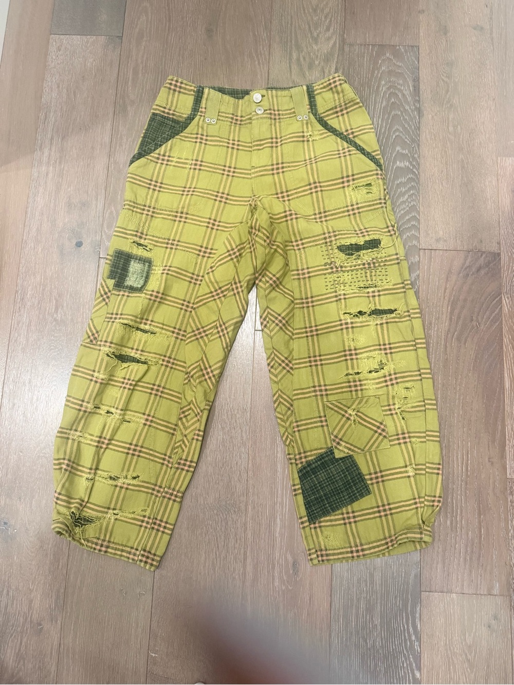 Free People women’s We The Free Warwick Craft Pants size 4 green